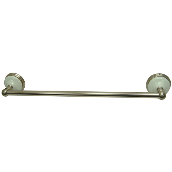 Victorian 18" Towel Bar, Brushed Nickel